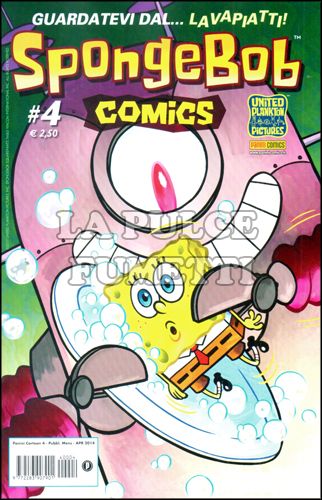 PANINI CARTOON #     4 - SPONGEBOB COMICS 4